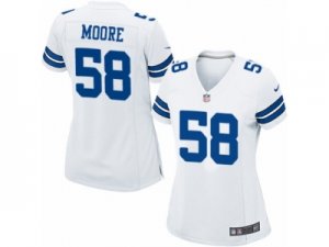 Women\'s Nike Dallas Cowboys #58 Damontre Moore Game White NFL Jersey