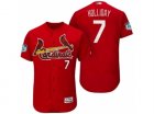 Mens St.Louis Cardinals #7 Matt Holliday 2017 Spring Training Flex Base Authentic Collection Stitched Baseball Jersey
