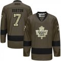 Toronto Maple Leafs #7 Tim Horton Green Salute to Service Stitched NHL Jersey