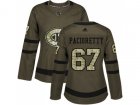 Women Adidas Montreal Canadiens #67 Max Pacioretty Green Salute to Service Stitched NHL Jersey