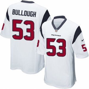 Mens Nike Houston Texans #53 Max Bullough Game White NFL Jersey