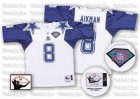 Dallas Cowboys #8 Troy Aikman M&N 75th white