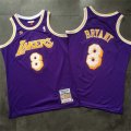 Lakers #8 Kobe Bryant Purple 1998 Hardwood Classics Jersey