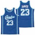 Lakers #23 Lebron James Blue Swingman Jersey