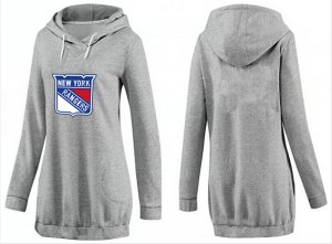 NHL Women New York Rangers Logo Pullover Hoodie 7
