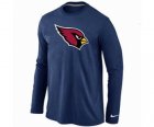 Nike Arizona Cardinals Logo Long Sleeve T-Shirt D.Blue
