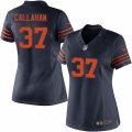 Women's Nike Chicago Bears #37 Bryce Callahan Limited Navy Blue 1940s Throwback Alternate NFL Jersey