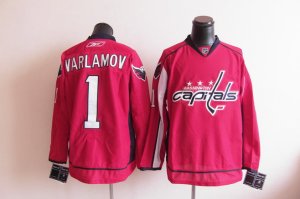 nhl jerseys washington capitals #1 varlamov red