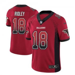 Nike Falcons #18 Calvin Ridley Red Drift Fashion Limited Jersey