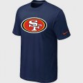 Nike San Francisco 49ers Sideline Legend Authentic Logo T-Shirt D.Blue