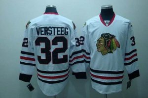 nhl chicago blackhawks #32 versteeg white