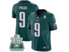 Youth Nike Philadelphia Eagles #9 Nick Foles Midnight Green Team Color Super Bowl LII Champions Stitched NFL Vapor Untouchable Limited Jersey