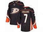 Men Adidas Anaheim Ducks #7 Andrew Cogliano Black Home Authentic Stitched NHL Jersey