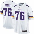 Men's Nike Minnesota Vikings #76 Alex Boone Game White NFL Jersey
