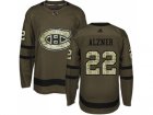 Men Adidas Montreal Canadiens #22 Karl Alzner Green Salute to Service Stitched NHL Jersey