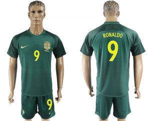 2017-18 Brazil 9 RONALDO Away Soccer Jersey