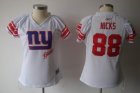 Women New York Giants #88 Nicks White 2012 Field Flirt