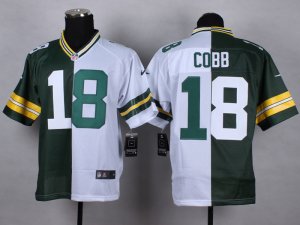 Nike Nike Green Bay Packers #18 Randall Cobb green-white Jerseys(Splite Elite)