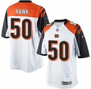 Men\'s Nike Cincinnati Bengals #50 A.J. Hawk Limited White NFL Jersey