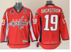 Capitals #19 Nicklas Backstrom Red 40th Anniversary Stitched NHL Jersey