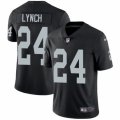 Mens Nike Raiders #24 Marshawn Lynch Black Team Color Stitched NFL Vapor Untouchable Limited Jersey