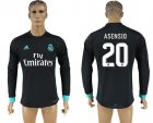 2017-18 Real Madrid 20 ASENSIO Away Long Sleeve Thailand Soccer Jersey