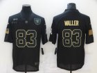 Nike Raiders #83 Darren Waller Black 2020 Salute To Service Limited Jersey
