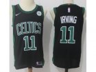 Men Nike Boston Celtics #11 Kyrie Irving Black Stitched NBA Swingman Jersey