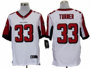 Nike NFL Atlanta Falcons #33 Michael Turner white Jerseys(Elite)