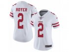 Women Nike San Francisco 49ers #2 Brian Hoyer Vapor Untouchable Limited White NFL Jersey