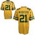 Green Bay Packers #21 Charles Woodson Super Bowl XLV yellow