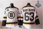 nhl jerseys boston bruins #63 marchand white[2013 stanley cup]