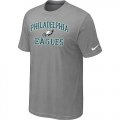 Philadelphia Eagles Heart & Soul Light grey T-Shirt