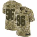 Mens Nike Carolina Panthers #96 Wes Horton Limited Camo 2018 Salute to Service NFL Jersey