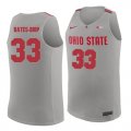 Ohio State Buckeyes 33 Keita Bates-Diop Gray College Basketball Jersey
