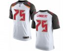 Mens Nike Tampa Bay Buccaneers #75 Davonte Lambert Elite White NFL Jersey