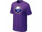NHL Buffalo Sabres Big & Tall Logo Purple T-Shirt