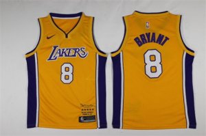 Lakers #8 kobe Bryant Yellow Black Mamba Nike Swingman Jersey