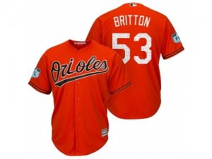 Mens Baltimore Orioles #53 Zach Britton 2017 Spring Training Cool Base Stitched MLB Jersey