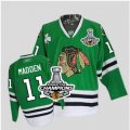 nhl jerseys chicago blackhawks #11 madden green[2013 stanley cup champions]