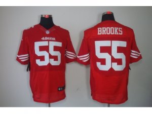 Nike NFL San Francisco 49ers #55 Ahmad Brooks Red Jerseys(Elite)