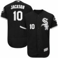 Men's Majestic Chicago White Sox #10 Austin Jackson Black Flexbase Authentic Collection MLB Jersey