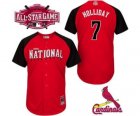 mlb 2015 all star jerseys st. louis cardinals #7 holliday red