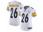Women Nike Pittsburgh Steelers #26 Rod Woodson Vapor Untouchable Limited White NFL Jersey