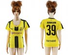 Womens Dortmund #39 Bonmann Home Soccer Club Jersey