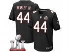 Mens Nike Atlanta Falcons #44 Vic Beasley Elite Black Alternate Super Bowl LI 51 NFL Jersey