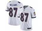 Mens Nike Baltimore Ravens #87 Maxx Williams Vapor Untouchable Limited White NFL Jersey
