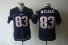 youth nfl new england patriots #83 welker blue