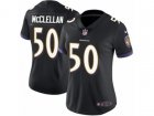 Women Nike Baltimore Ravens #50 Albert McClellan Vapor Untouchable Limited Black Alternate NFL Jersey