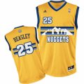 Mens Adidas Denver Nuggets #25 Malik Beasley Swingman Gold Alternate NBA Jersey